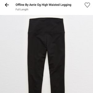 Aerie high waisted leggings size small- black